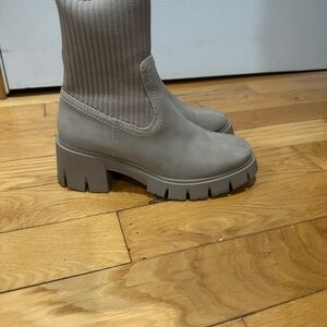 Call It Spring Taupe Ankle Booties